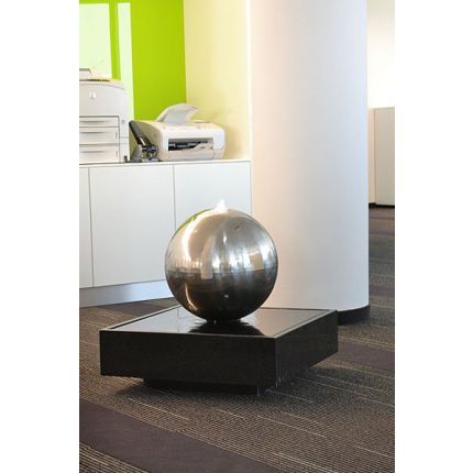 Design Kugelbrunnen Duo Nerosteel LED