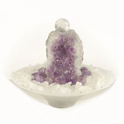 Edelstein Kugelbrunnen Julia Amethyst 2