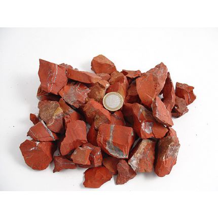Jaspis Rot Rohstein Mineralien Chips