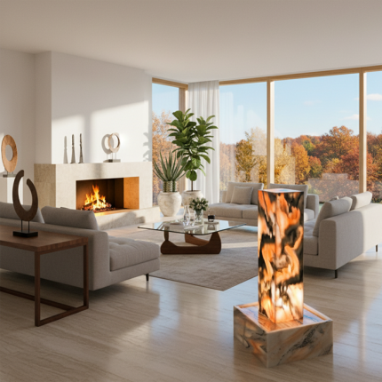 Lichtbrunnen Vangelis Sölker Marmor Schiefer Unikat