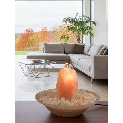 Zimmerbrunnen Edelstein Rosenquarz Tina