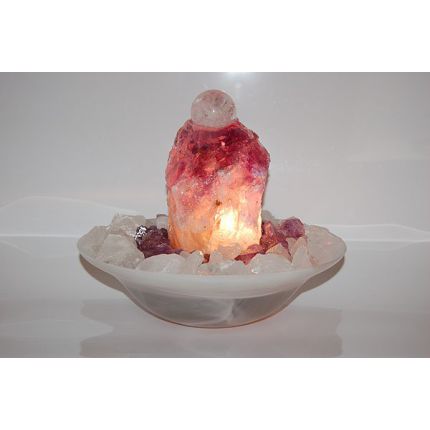 Edelstein Kugelbrunnen Kristallos Amethyst