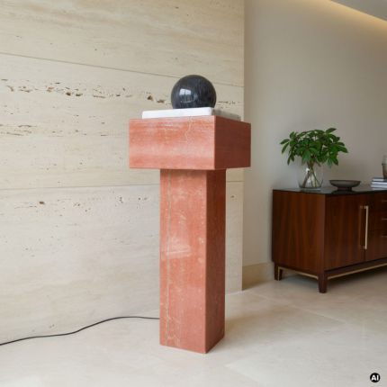 Kugelbrunnen Infinity Rosso