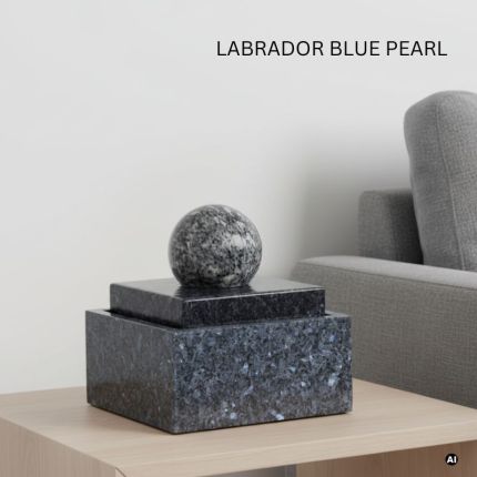 Kugelbrunnen Labrador Blue Pearl